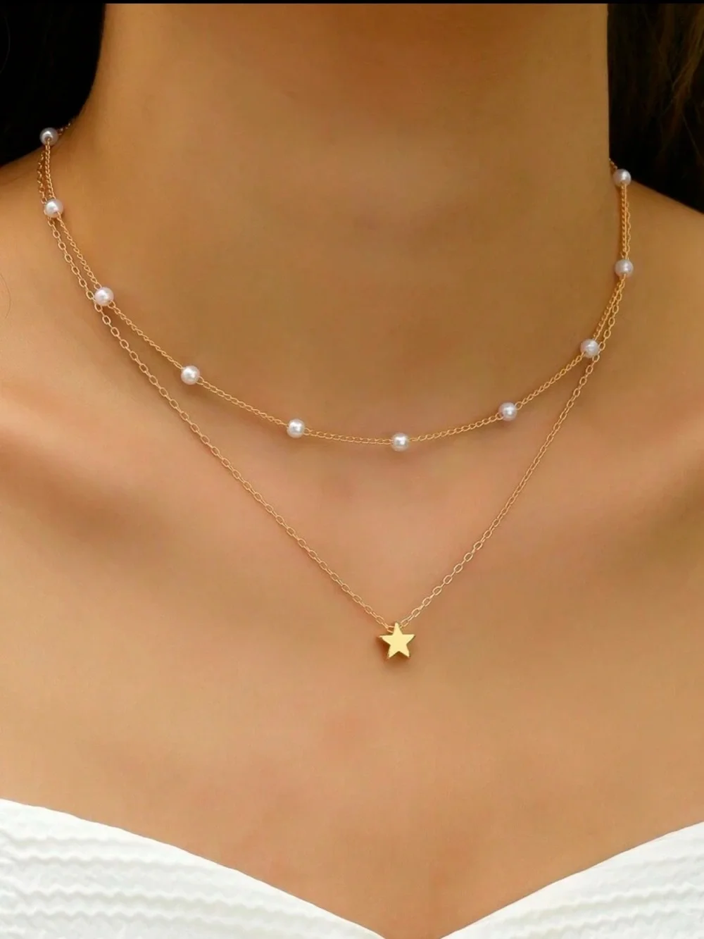 Layered necklace